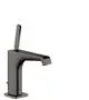 AXOR-HG-AXOR-Citterio-E-Einhebel-Waschtischmischer-130-mit-Pingriff-und-Zugstangen-Ablaufgarnitur-Brushed-Black-Chrome-36100340 gallery number 1